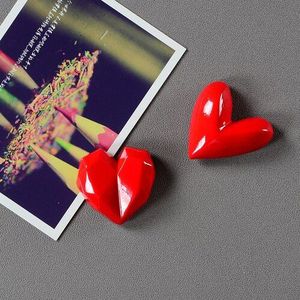 Koreaanse Mooie Koelkast Magnetische Stickers Rood Hart Lip Photo Bericht Sticker Japanse Koelkast Magneet Voor Home Decor