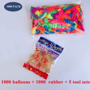1000Pcs Water Ballonnen Aanvullende Pakket Speelgoed Magic Zomer Beach Party Outdoor Vullen Water Ballon Bommen Speelgoed Voor Kind Volwassen