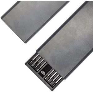 Gamebit Schroevendraaierset, 4,5 mm en 3,8 mm, dubbeleindig, veiligheidsschroevendraaier, SNES, N64, GameBoy, magnetisch, blauw