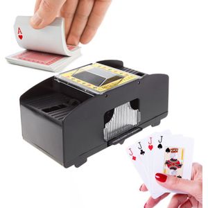 Automatische Poker Kaartenschudmachine Board Games Batterij Operated Speelkaarten Shuffle Q84C