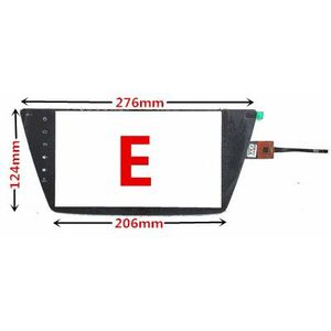 Voor Auto Dvd Gps Navigatie Centrale Controle Multimedia Capacitieve Digitizer Touch Screen Panel Glas