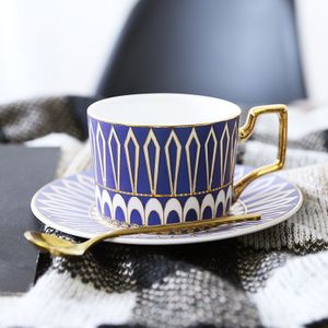 Ontbijt Vintage Speciale Espresso Koffie Beker Porselein Afternoon Tea Sets Europese Britse Afternoon Caneca Koffie Cup Sets