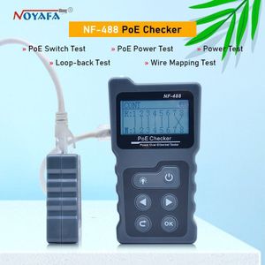 Noyafa NF-488 Poe Power Test Netwerk Poe Tester Checker Over De Ethernet Cat5, cat6 Lan Tester Netwerk Tools Poe Switch Test
