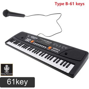 49 / 61 Toetsen Elektronische Keyboard Piano Digitale Muziek Key Board Met Microfoon Kinderen Muzikale Verlichting