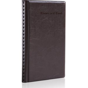 Boek Stijl Lederen Business Naam Kaarthouder rown Credit Card Wallet Zaken ID Credit Card Boek Kantoor Schoolbenodigdheden