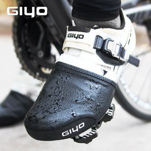 Giyo Fietsen Schoenen Covers Waterdichte Winter Warmers Half Teen Schoen Cover Voor Mtb Road Schoenen Reflecterende Sneakers Fietsen Overschoenen