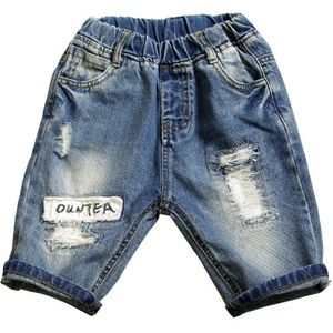 Jongens Broek Kinderen Denim Kleding Zomer Jongens Shorts Knielengte Leggings Grote Kids Casual 100% Katoen Brief broek