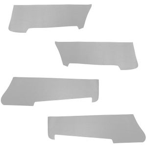 4 Stuks Auto Microfiber Leer Binnendeur Panel Cover Trim Voor Nissan Tiida 2005 2006 2007