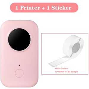 Phomemo D30 5Pcs D30 Mini Inktloze Label Printer Bundel Draadloze Label Printer Draagbare Pocket Label Printer Bluetooth-Compatibel
