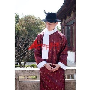 Multicolor Chinese Stijl Traditionele Cross Talk Kleding Kostuums Mannelijke Lange Gown Oude Shanghai Mannen Kleding