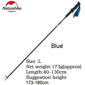 Naturehike 4 Sectie Koolstofvezel Trekking Pole Opvouwbare Wandelen Stick Ultralight Wandelstok Outdoor Telescopische Trekking Cane