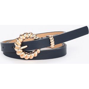 Retro Bloem Gouden Gesp Riem Vrouwen Mode Pu Pin Gesp Riemen Vrouwelijke Jeans Jurk Brand Tailleband 2022