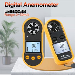 Draagbare Anemometer Anemometro Thermometer GM816 Wind Gauge Meter Windmeter 30 M/s Lcd Digitale Hand-Held Measure Tool