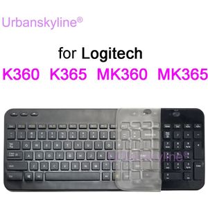 Keyboard Cover Voor Logitech K360 K365 MK360 MK365 Voor Logi Draadloze Beschermende Protector Skin Clear Silicone Tpu Case Funda
