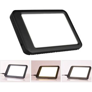 Ultra Heldere Led Licht Doos Tracer Therapie Energie Lamp Met Beugel 3000-6500K 10 Niveau Verstelbare Helderheid