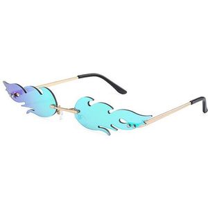 Mode Brand Randloze Zonnebril Vrouwen Zonnebril Eyewear Smalle Zonnebril Voor Auto Rijden Reizen 3 Kleuren