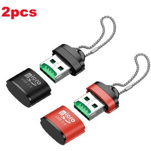 Mini Usb Micro Sd Tf Kaartlezer Usb 2.0 Mobiele Telefoon Kaartlezer High Speed Usb Adapter Voor Laptop accessoires