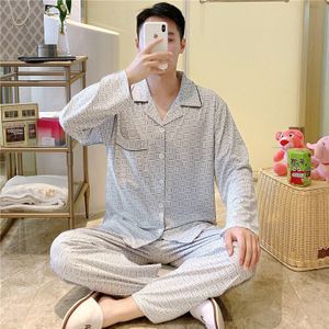 Xizou Katoenen Pyjama Sets Voor Mannen Nachtkleding Mannelijke Ondergoed Loungewear Pyjama Homewear Thuis Kleren