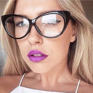 Vintage Dames Brillen Cat Eye Clear Brilmontuur Luxe Brand Bril Vrouwen Brillen Frames Optische Brilmontuur