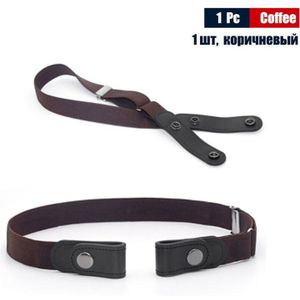 Geen Gesp Show Riem Voor Mannen Gesp Gratis Stretch Riem Voor Jeans Broek, Geen Gedoe Taille Riem