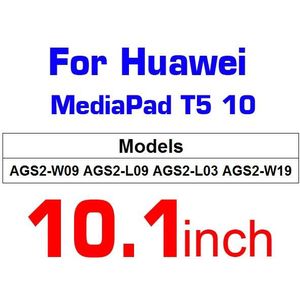 Tablet Gehard Glas Voor Huawei Mediapad T5 10 Glas T3 10 Honor Play Pad 2 9.6 8 Screen Protector Voor t1 10.1 8 7 Glas C5 8