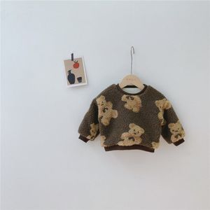 Winter Baby Plus Fluwelen Truien Jongen Kleding Peuter Trui Jassen Kinderen Dikker Wol Tops Baby Boy Sweater Baby Meisje