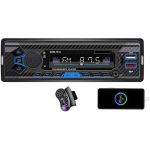 Enkele Din Auto Stereo, 7 Inch Fm Radio Systeem, Mp3 Speler, Bluetooth Handenvrij Bellen, dual Usb Snel Opladen