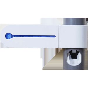Tandenborstelhouder & Uv Licht Sterilisator Cleaner & Automatische Tandpasta Dispenser