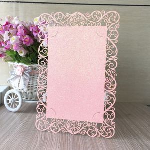 12 stks/partij DIY Glitter Roze Goud Papier Romantische hartvorm kant label Schrijven Memo Note Pads Custom schreef kaarten
