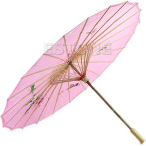 Japanse Chinese Paraplu Art Deco Geschilderd Parasol Paraplu