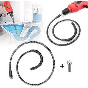 Riool Baggeren Lente Elektrische Boor Drain Cleaner Machine Extension Rioolbuis Baggerschip Schoonmaken Lente Met 10Mm Connector