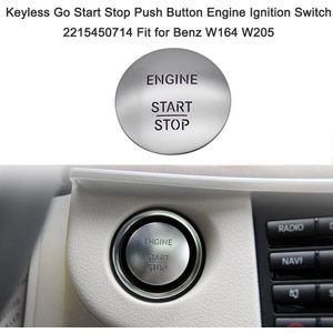Auto Motor Start Stop Keyless Motor Start Alarmsysteem Drukknop Remote Starter Stop Auto Accessoires voor Benz W164 w205