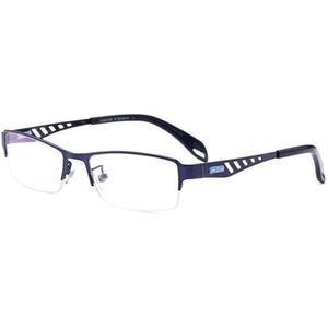 Mode Brillen Frame Voor Mannen Brillen Optische Semi-Randloze Legering Man Bril Frame Half Velg Recept Bril