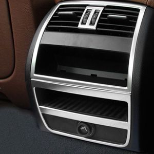 Chrome Rear Seat A/C Vent Interieur Trim Decoratieve Covers Sticker Voor-Bmw F10 5 Serie Gt Auto accessoires