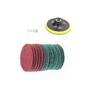 Schuursponsjes Sticky Disk Boor Borstel Kit Scrub Borstel Power Bad Cleaner