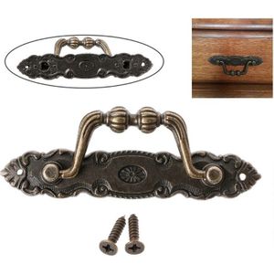 Antieke Kast Lade Handvat Bronzen Deur Handvat Borst Dressoir Vintage Pull Knop Shippinp