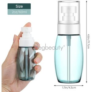 Segbeauty 3Pcs Continue Fijne Nevel Spray Fles 30Ml/60Ml/100Ml Plastic Spuitbusfles Vliegtuig reizen Parfum Water Containers