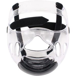 Verwijderbare Taekwondo Helm Masker Beschermende Kleding Sport Transparante Beschermende Masker Sport Clear Plastic Gezicht Shield Head Shield X85