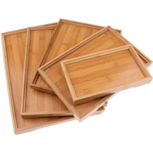 Houten Dienblad Kung Fu Thee Bestek Trays Opslag Pallet Fruitschaal