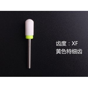 1Pcs Keramische Nail Sander Tip Manicure Prdicure Cutters Polijstmachine Nagels Boren Keramische Cilindrische Ronde Hoofd Nail Boor Gereedschap