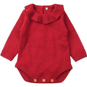 Emmababy Casual Baby Meisje Winter Truien Kleding Effen Kleur Outfits Pasgeboren Baby Jongens Lange Mouwen Warm Gebreide Wollen Trui