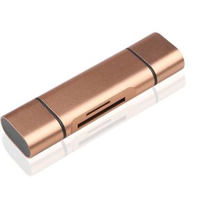 KEBIDU 5-in-1 USB 2.0 TF Geheugenkaartlezer Adapter Type C OTG Kaartlezer Met USB vrouwelijke Interface Voor PC Computer
