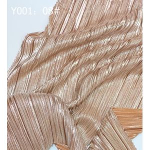 Zilver Bronzing Rok Stof Verpletterd Satijn Glanzende Stof Geplooide Materiaal voor Doek DIY Dress Glossy Materiaal 1 Yard