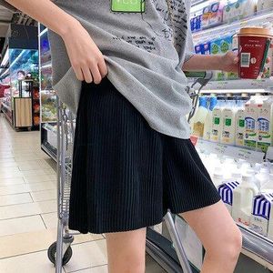 Moederschap Shorts Zomer Dunne Gedeelte Tij Moeder Losse Rechte Broek Wear Netto Broek Toevallige Moederschap Maag Lift Korte