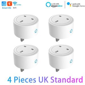 Brennenstuhl Connect Smart Plug WA 3600 XS CS M voor buiten IP44 (Slimm Stekker voor buiten 2,4 GHz compatibel met Alexa en Google Assistant, Matter, smart stekker met Tijdsschakelaar, gratis app