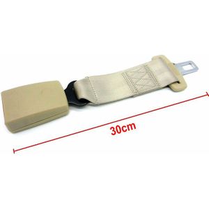 Metalen Tong Breedte 21mm Autogordel Veiligheid Extension Veiligheidsgordel Extenders voor Auto Riemen Kinderzitjes-Zwart Beige grijs