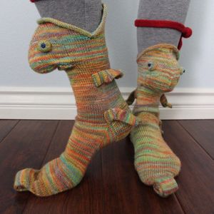 Knit Krokodil Sokken Unisex Haai Krokodil Vorm Sokken Floor Sokken Winter Thuis Warme Sokken Kerstcadeaus