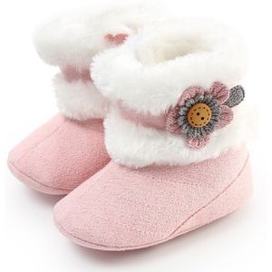 Winter baby meisjes schoenen winter zuigelingen jongens warme schoenen Faux fur meisjes baby booties Leer jongen baby laarzen # C