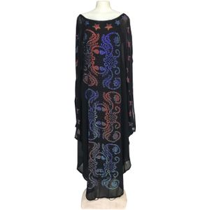 2 delige Set Afrikaanse Jurk Voor Vrouwen Chiffon Straight Zomer Jurk Elegante Kleurrijke Diamant Vestidos Met Lange Elastische Innerlijke Slijtage