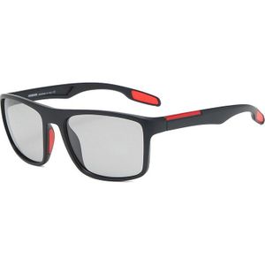 Kdeam Spiegel Gepolariseerde Zonnebril Voor Mannen Vierkante Rijden UV400 Heren Zonnebril Frame Sport TR90 Ultralight Mannelijke Gafas De Sol